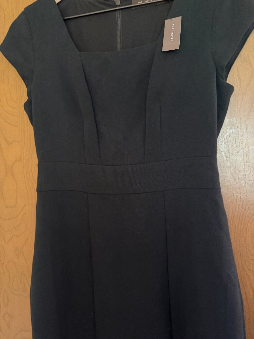 NWT The Limited LBD Cap Sleeve Dress 90s Minimalism Whimsigoth French Girl - Picture 5 of 8